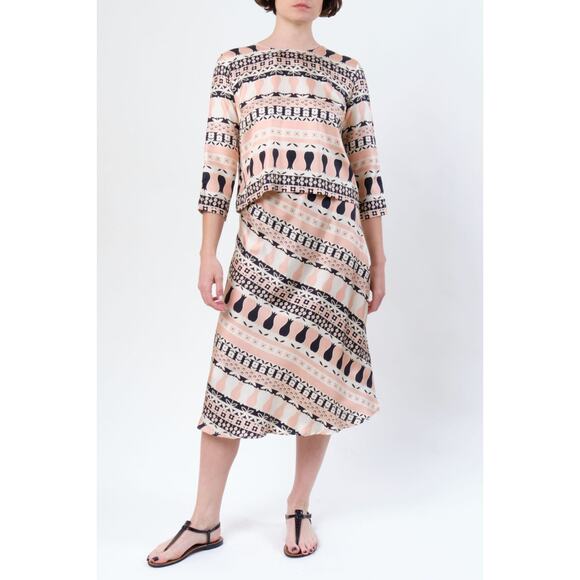 LA PRESTIC OUISTON Nola Skirt in Tulipe Rose 0 XS - Picture 5 of 6